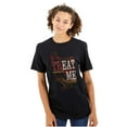 thumbnail image 3 of Funny Halloween Zombie Pun Treat Me Men's Graphic T Shirt Tees Brisco Brands M, 3 of 6