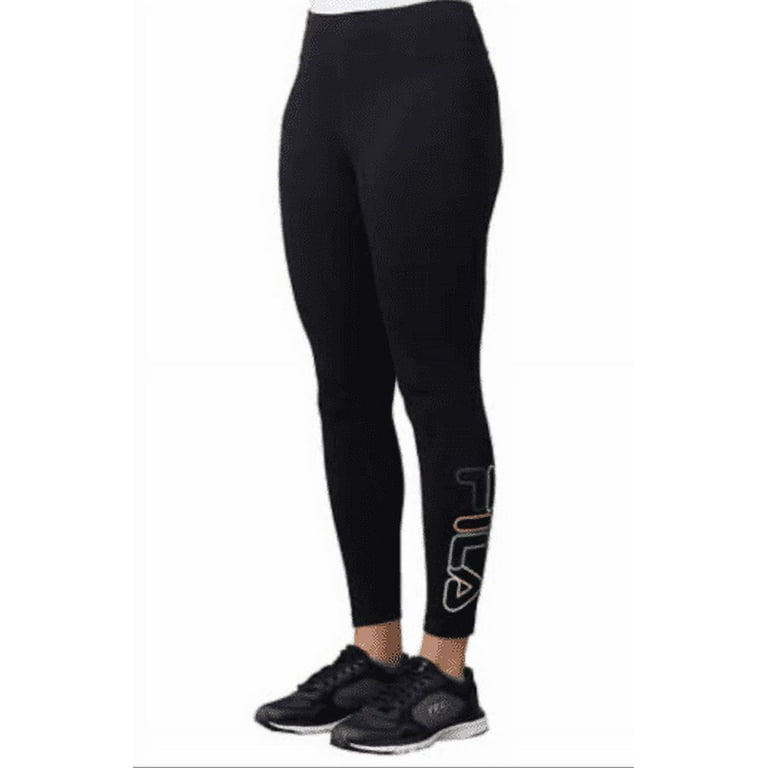 New Womens FILA Multicolor Logo High Waist Leggings XS S M Yoga pants  leggings (Medium) 