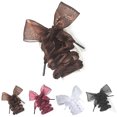 thumbnail image 2 of 1 Paire Lacets Mode Ruban Chiffon Décontracté Lacets Plats, 2 of 8