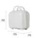 thumbnail image 3 of 14 inch Suitcase Travel Cosmetic Bag Luggage Makeup Bags Portable Toiletry Organizer with Handle for Women Girls White, 3 of 4