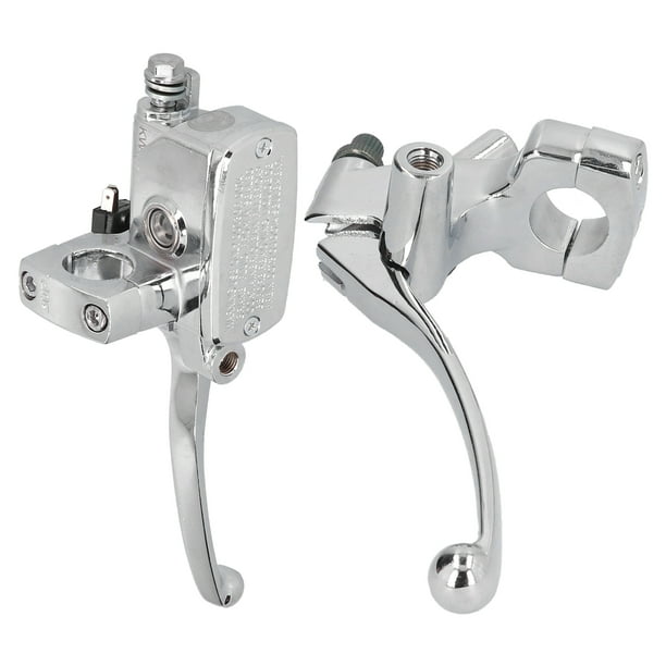 2 palancas de embrague de freno de 1 pulgada, accesorio universal de aleación de aluminio para motocicleta.