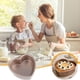 thumbnail image 1 of Molde para Hornear con Forma de Corazón y Base Desmontable – Molde Antiadherente de Acero Al Carbono para Tartas de Queso, Bizcochos, Brownies y Postres., 1 of 6