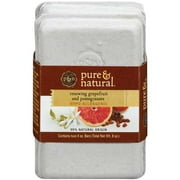 Pure & Natural 4 Oz. Renewing Grapefruit & Pomegranate Bar Soap, 2 Pack