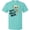 Scuba Blue, variant on Inktastic Happy Halloween with Dancing Skeleton T-Shirt