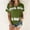 Army Green, variant on ALLLIST Graphic Summer Tops Crew Neck Short Sleeve Green T-Shirts Ladies Tops and Blouses