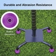 thumbnail image 5 of SupreGear 1/2 Inch Quad Cane Tips Non-Slip Rubber Stability Grip 8 Pack Purple, 5 of 7