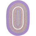 thumbnail image 1 of Rhody Rug KI15R048X048 4 ft. Kids Isle Violet Banded Round Rug, 1 of 1