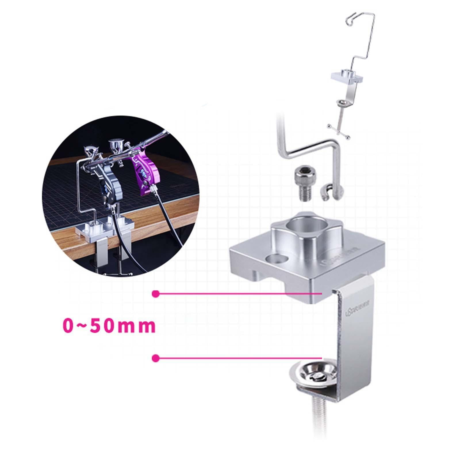 FVDPWYE Airbrush Holder Adjustable Portable Desktop Airbrush Stand for Home Painting