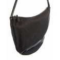 thumbnail image 3 of The Row Lizzy Small Leather Hobo Bag, Black, 3 of 4