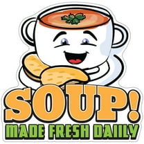 Soup 8" Decal Concession Stand Food Truck Sticker