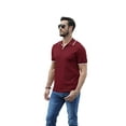 thumbnail image 4 of Iceglad Men's Knit Polo Shirts Cotton Short Sleeve Casual Collared Vintage Shirts Classic Fit Soft Shirts, 4 of 13