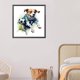 thumbnail image 4 of Kit de pintura por números sobre lienzo, arte al óleo artesanal, imagen de perro, decoración de pared del hogar, 40x40cm, 4 of 9