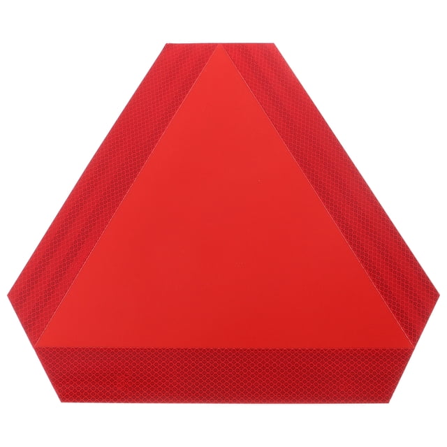 Slow Moving Vehicle Safety Sign with Reflector Triangle Sign Reflective Board