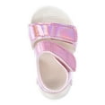 thumbnail image 4 of Wonder Nation Baby Girls Double Band Footbed Sandals, 4 of 5