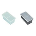 thumbnail image 1 of (2-Pack) Rinsvye Silicone Freezer Tray with Cubes Ice Lid Soup Freezer Container Metal Ice Tray Rack 2 Cup Extra Large Ice Cube Tray Makes 2 Perfect 250Ml Portions Cubes for Freezing Soup Stews Sauc, 1 of 7