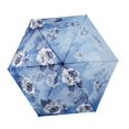 thumbnail image 3 of Paraguas plegable Yinane 6 varillas Ligero compacto para viaje Azul, 3 of 8