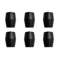 thumbnail image 1 of Mosiee 6 Pcs Support de Microphone Patins Protecteurs Capuchon en Caoutchouc, 1 of 7