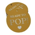 thumbnail image 1 of Inkdotpot Pack Of 100 Real Silver Foil Paper Tags Ready To Pop Baby Shower Favor Hang Tags, 1 of 7