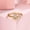Sun, variant on Sun and Moon Stackable Ring Set, 2-Piece Interchangeable Crystal Rings for Women