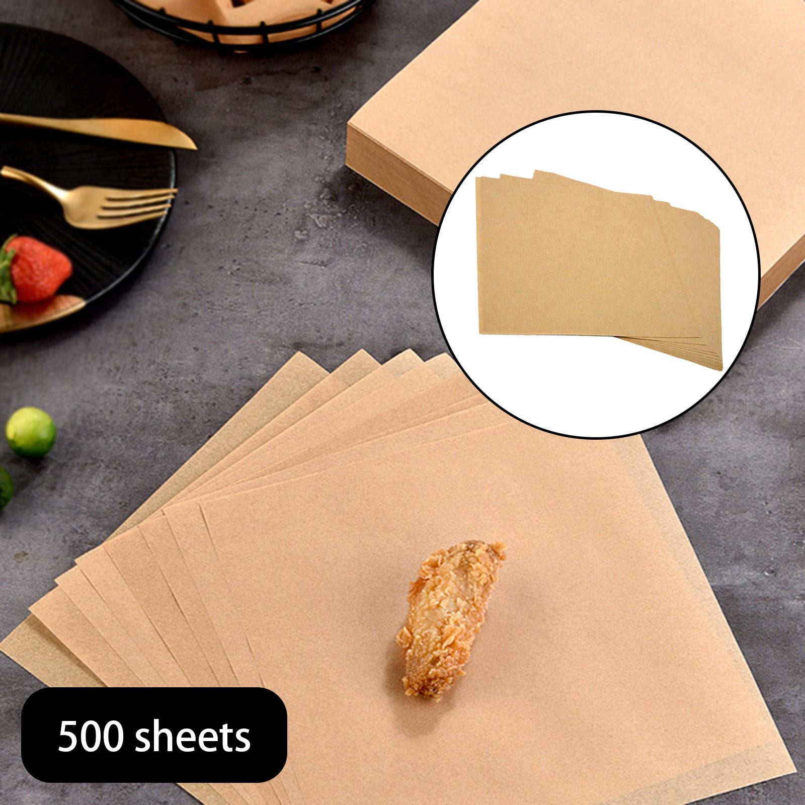 500PCS Square Liner, Nonstick Sheet, Oil , Food Grade Square Baking Paper 30x30cm