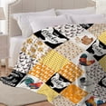 thumbnail image 6 of Chicken Blanket Soft Flannel Lightweight Fleece Soft Gifts Throws Fuzzy Warm Cozy Bedding Blankets for All Season in Home Bed Sofa L 80"x60"（Queen） Adults, 6 of 6