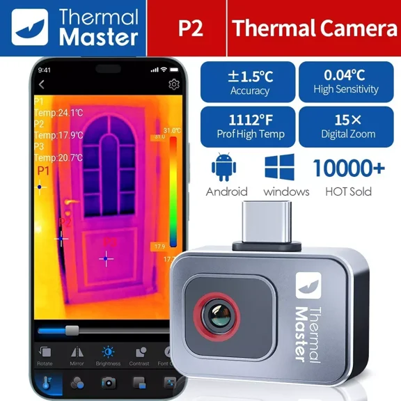 Thermal Master P2 World's 2nd Smallest Thermal Camera For Android Phone Handheld