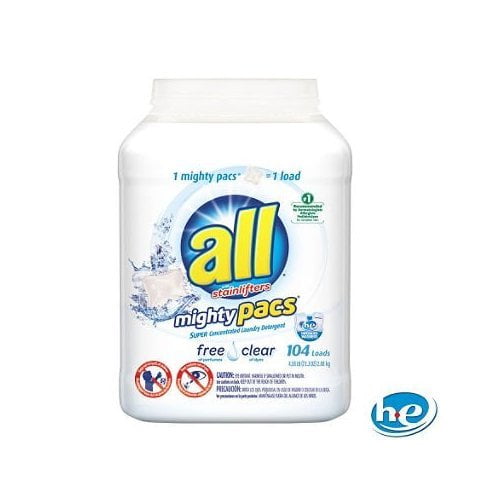 All Free Clear Mighty Pacs Laundry Detergent 4.58 lbs Walmart Canada