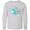 AC-Heather Grey, variant on Inktastic Be a Mermaid Make a Splash Blue Mermaid Tail Long Sleeve Youth T-Shirt