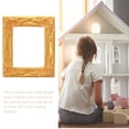 thumbnail image 4 of EeaseCA 4pcs Miniature Resin Photo Frame Vintage Painting Picture Frame for Mini House, 4 of 7