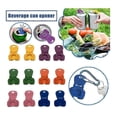 thumbnail image 2 of Easy Tab Opener & Drink Protector,6/12/24pcs Plastic Jar Openers Tool for Beer, 2 of 5