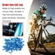 thumbnail image 2 of Wosthever 50 piezas de alambre de freno de bicicleta de montaña, tapas traseras de aleación de aluminio, Protector de Cable de cambio de Ciclismo Azul, 2 of 6