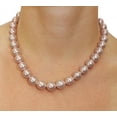 thumbnail image 3 of 14K Gold 12-13mm AAA Quality Pink Freshwater Cultured Pearl Necklace for Women in 17 Princess Length, 3 of 7