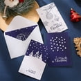 thumbnail image 4 of Dvkptbk Christmas 6 PCS Christmas Greeting Cards Gift Thank You Cards Set of 6 with Envelopes Holiday Cards Christmas Blessing Cards Thank You Cards Christmas Decorations, 4 of 6