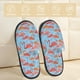 thumbnail image 2 of Fotbe Flamingo Pantuflas Peludas para Mujer con Estampado, Zapatillas de Peluche, Zapatos de Invierno para Casa, Uso Interior y Exterior-Medium, 2 of 8