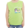 thumbnail image 5 of Bluey Toddler Boy Tank Top with Front and Back Graphics, Sizes 12M-5T, 5 of 7