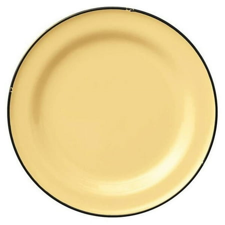 

8.25 in. Yellow Porcelain Plate
