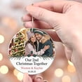 thumbnail image 4 of Our Second Christmas Together Ornament 2025, Custom Name Text Couple Photo Date Christmas Ornament Keepsake, 2nd Christmas Ornament Gift for Dating Anniversary, 4 of 5