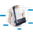 thumbnail image 3 of Cabestrillo de brazo ajustable, transpirable, ligero, soporte inmovilizador para brazo roto, hombro, muñeca, codo, 3 of 7
