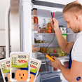 thumbnail image 3 of Protector De Voltaje JM2480 120v 2400w Supresor Electrodomesticos Color Blanco Picool, 3 of 5