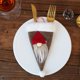 thumbnail image 1 of Gorro de Papá Noel, Reno, Navidad, Año Nuevo, tenedor de bolsillo, cuchillo, soporte para cubiertos, bolsa, mesa de fiesta en casa, vajilla decorativa para cena, 1 of 4