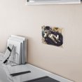 thumbnail image 5 of Yayeee Toggle Light Switch Wall Plate 2-Gang 4.56"x4.48" Decorative Outlet Cover, Beige Record, 5 of 7