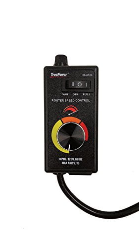 TruePower 123 Variable Dial Router Speed Controller for Duct and Inline Fans 