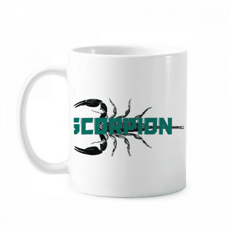 

Scorpion Natural Insect Symmetry Mug Pottery Cerac Coffee Porcelain Cup Tableware