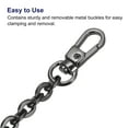 thumbnail image 4 of Uxcell 39"x0.24" Purse Chain Strap, 2Pack Purse Handle Shoulder Bag Replacement Strap(Black), 4 of 5