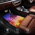 thumbnail image 6 of Yiaed Palm Trees at Sunset Print Carpet Floor Mats for Cars, Auto Accessories Front & Rear Car Floor Mats Car Floor Foot Mat Sets of 4 Pieces, 6 of 7