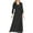 Black, variant on 2 Piece Mother of The Bride Dresses for Wedding Tea Length Lace Chiffon Formal Dresses with Jackets
