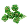 thumbnail image 2 of 10x Pieza de 7 Piezas de S de Dados Poliédricos Acrílicos para Mazmorras/dragones//RPG/ (D4, D6, D8, D10, D12, D20), 2 of 6