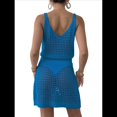 thumbnail image 2 of Traje de Baño de Crochet Calado para Verano, Ideal para Cruceros y Vacaciones, 2025 Azul XL, 2 of 8