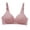 Pink, variant on Women's Bras Non Padded Wireless Comfortable Breathable Lace Underwire Free Everyday Wear Seamless T Shirt Bra for Daily Use