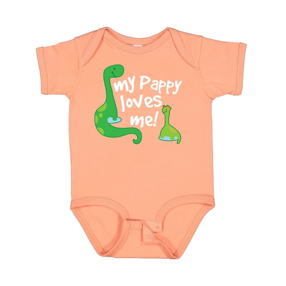 Inktastic My Pappy Loves Me Grandchild Boys Baby Bodysuit